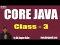 Differences Between Java and Others C C Class - 3 by Mr Nagoor Babu Sir On 03-10-2018