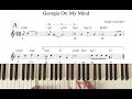 Download Lagu Georgia On My Mind (H. Carmichael) Tutorial \u0026 Analysis | The Jazz Pursuit