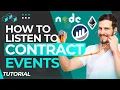 How to Listen To Smart Contract Events using ethers js node js