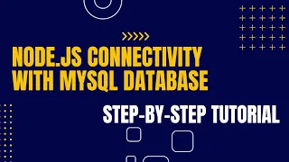 Node js Connectivity with MySQL Database in Hindi