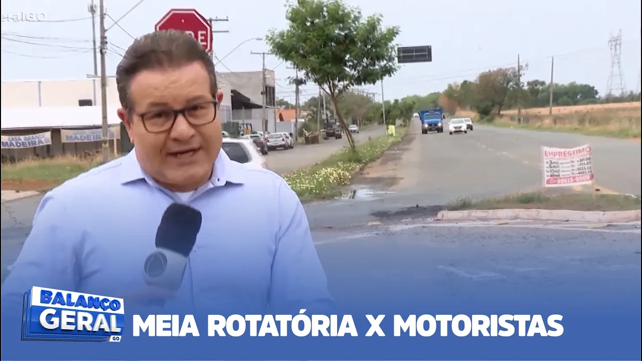 QUE CONFUSÃO: MEIA ROTATÓRIA ESTARIA CONFUNDINDO MOTORISTAS