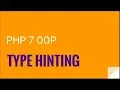 PHP 7 OOP Type hinting OOP PHP 7 Tutorial No 6