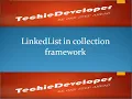 15 Linked list in collection framework