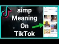 What Does simp Mean On TikTok