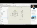 SolidWorks Drawings Derived Views - Aligned Section