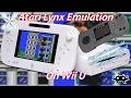 Wii U Retroarch Atari Lynx Emulation Setup Guide