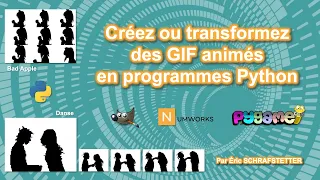 Transformer un gif anime en programme Python
