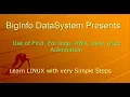Module 8 Automation Linux l Use of awk pipe grep Cmds l For Loop Function l Use of Find Commands