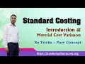 Standard Costing Introduction Material Variance Analysis For CA CS CMA M Com B Com