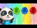 Download Lagu Lollipops Finger Family Song | Learn Colors | Nursery Rhymes \u0026 Kids Songs | BabyBus