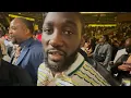 Terence Crawford REACTS to Claressa Shields KNOCKING OUT Kaye Scott