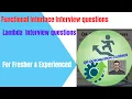 Java 8 Interview Questions Lambda Interview Questions