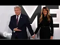WATCH U S Defense Secretary Pete Hegseth Jennifer Rauchet Arrive at Melania Premiere AC15