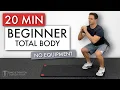 20 Min FULL BODY Workout For BEGINNERS No Equipment