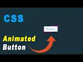 Animated CSS Button HTML CSS Tutorial Learn Web