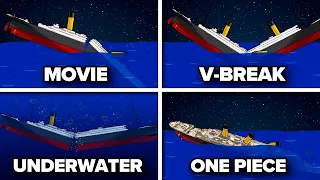  all titanic sinking theories animation