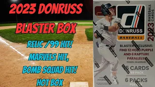 2023 Panini Donruss Blaster Box Hit Marvels Bomb Squad HOT BOX