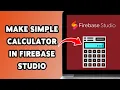 How To Make Simple Calculator In Firebase Studio 2025 Build Calculator App With Firebase
