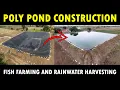 Konstruksi / Pemasangan Kolam Poli | Kolam Poli untuk Budidaya Ikan atau Panen Air Hujan