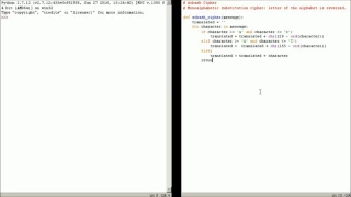Atbash Cipher in Python 2 7