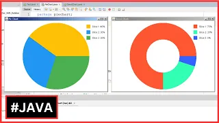 Java - How To Create a PIE and DONUT Chart In Java Using Graphics In NetBeans With Source Code
