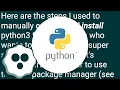 How do I install Python 3 on an AWS EC2 instance