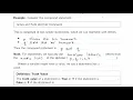 Symbolizing Statements and Truth Tables