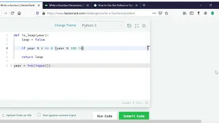 Write a function HackerRank Python