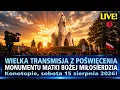 Wielka transmisja na zywo z poswiecenia monumetu Matki Bozej Milosierdzia w Konotopiu LIVE