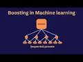 Boosting in Machine learning - Intuition Ensemble technique