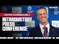 Head Coach John Harbaugh Introductory Press Conference New York Giants