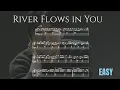 RIVER FLOWS IN YOU by Yiruma Easy Piano