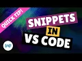 Learn Snippets in Visual Studio Code