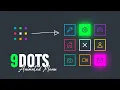 Amazing Animated 9 Dots Navigation Menu using Html CSS JavaScript