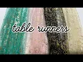 Shihanee Gold Gauze Table Runners Close Look Review