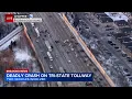 Person killed in rollover crash on I-294 near Des Plaines lanes closed state police say