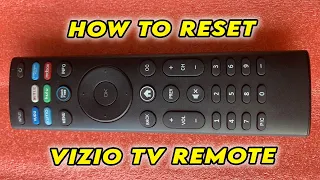 How to Reset Vizio TV Remote Control