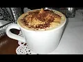 كابوتشينو منزلي مثل المقاهي homemade cappuccino in 2minutes