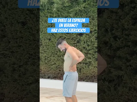 ¿DOLOR LUMBSR Y PISCINA? Haz estos ejercicios