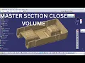 Close volume with Master Section design in Catia V5 Plastic Product Design Master section