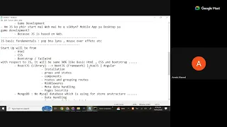 Orientation Class of Full Stack JavaScript Development