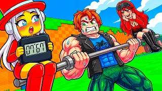 Tritt einen Lucky Block & jede SEKUNDE werde ich STÄRKER!
