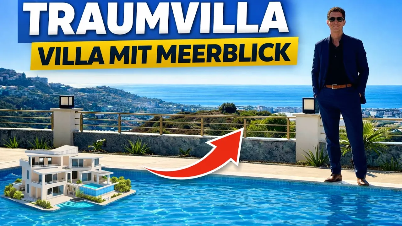 Sea-View 4-Bedroom Villa in Kargicak with sea view