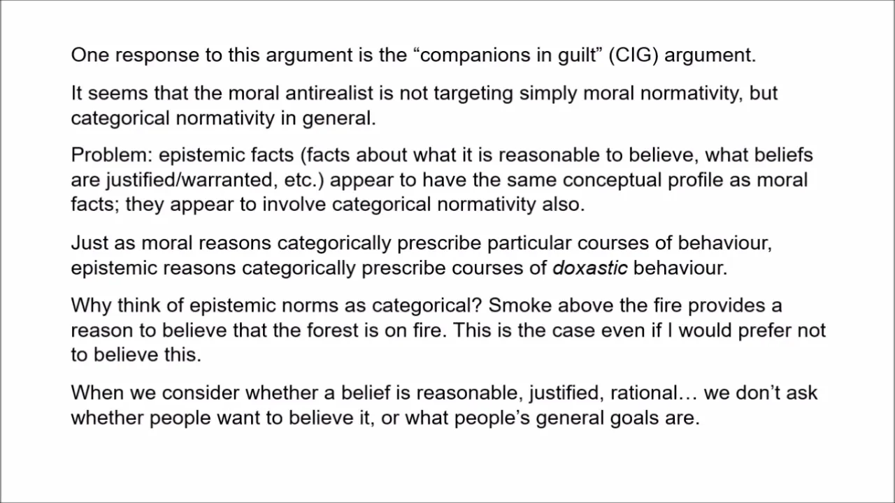 Normativity, Moral and Epistemic