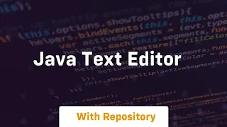 java text editor