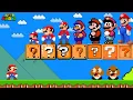 Download Lagu Super Mario Bros., maar alle karaktervormen in het Mario-spel zijn aangepast...