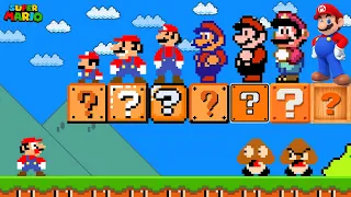 super mario bros but all character forms in the mario game are custom 