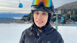 GRÁVIDA fazendo snowboard em Bariloche