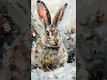 Stunning Winter Bunny Portrait Whimsical Art That Will Transform Your Space