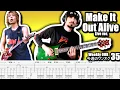 Download Lagu ONE OK ROCK - Make It Out Alive live ver. Guitar Cover ギター弾いてみた Tabs